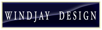 windjay design text logo